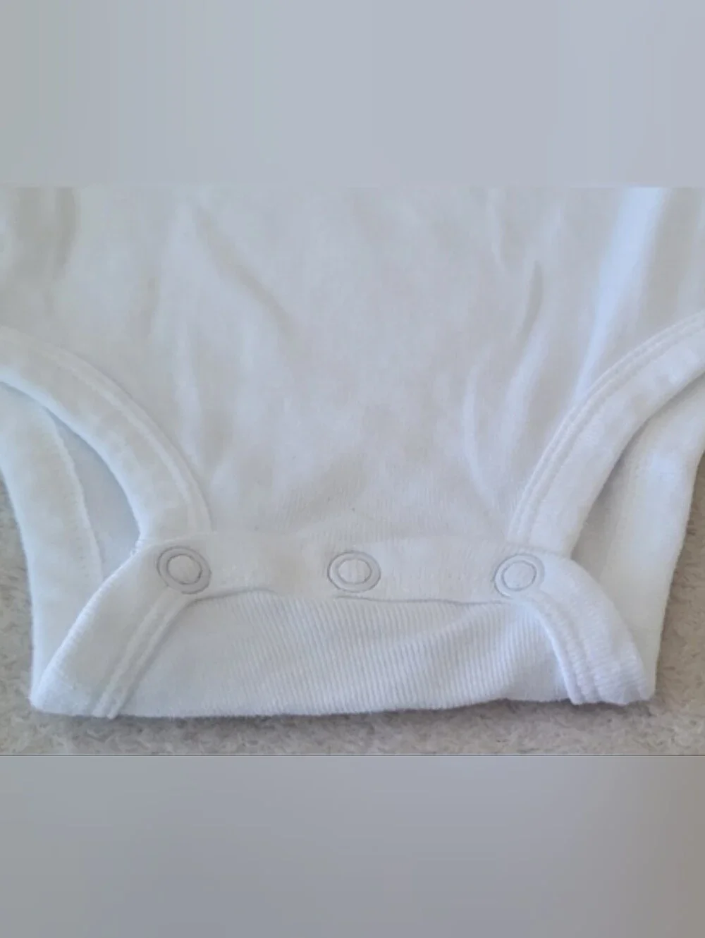 Carter's Unisex Baby 5-Pack Short-Sleeve Bodysuits EG7 White Size 3 Months